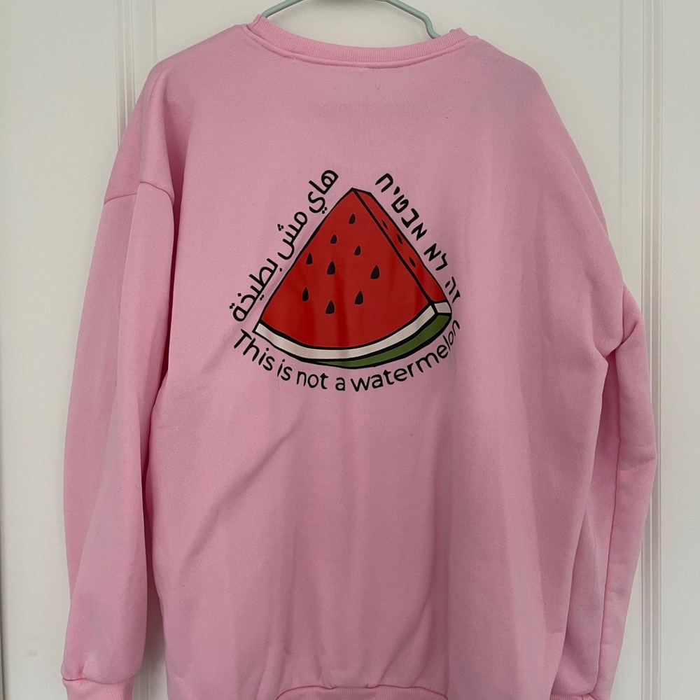 Pink Graphic Women's Sweater